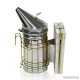 Caisson d'enfumage pour ruche en acier inoxydable 27,9 cm avec nouveau design et protection contre la chaleur  B00D8ORVG6